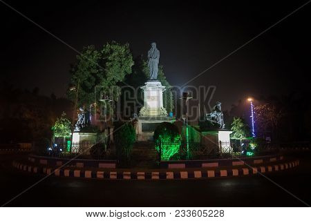 Monument Of Sri Aurobindo Kolkata India. 12 January 2018