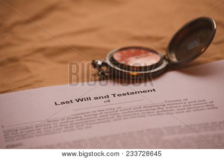 Notary's Tool Testament And Last Will.