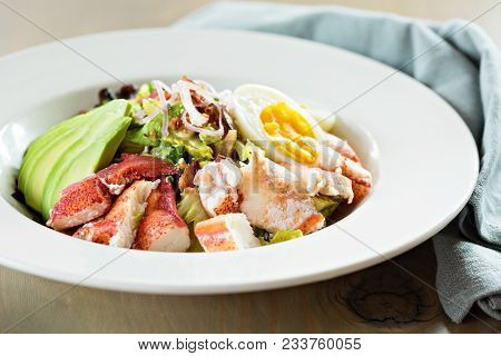 Lobster Cobb Salad With Avocado And Egg