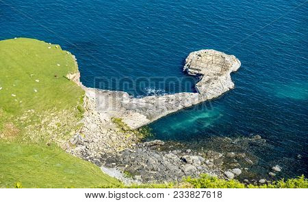Rotten Pier On The Isle Of Sky, Scotland - Uk