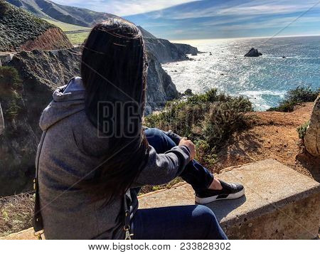 Exploring The Beautiful Coast Of Big Sur, California. Photo Taken January, 2018.