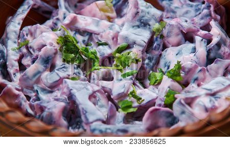 Polish Fried Red Cabbage With Apples