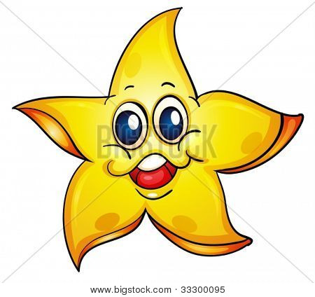 Иллюстрация starfish на белом