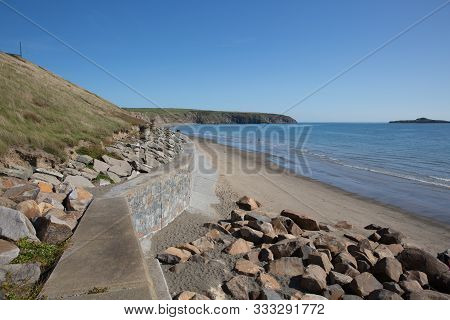 Beach And Coast View To East Aberdaron Llyn Peninsula Gwynedd Wales