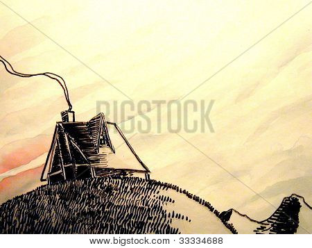 Dystre sommerhus Scene