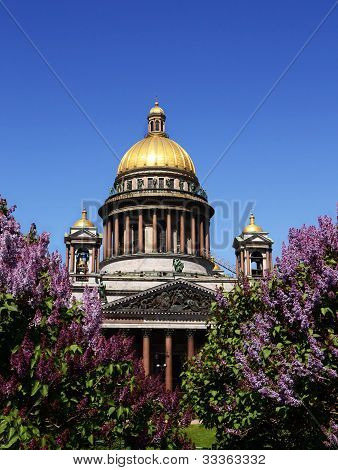 St. Isaac-katedralen i Sankt Petersborg. Rusland.