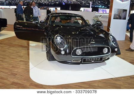 Geneva, Switzerland, March 06-2018: David Brown Speedback Silverstone Edition At Gims