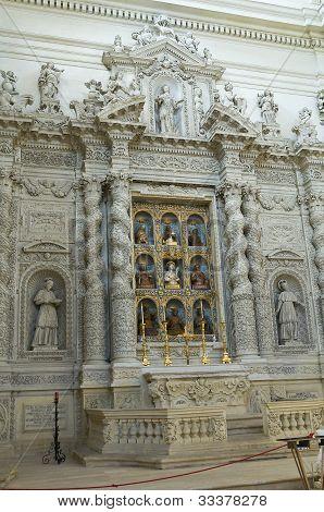 Kirken St. Irene. Lecce. Puglia. Italien.
