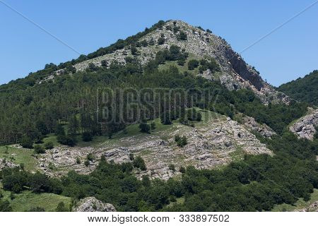 Landscape Near Vratsata Pass At Balkan (stara Planina) Mountains, Bulgaria