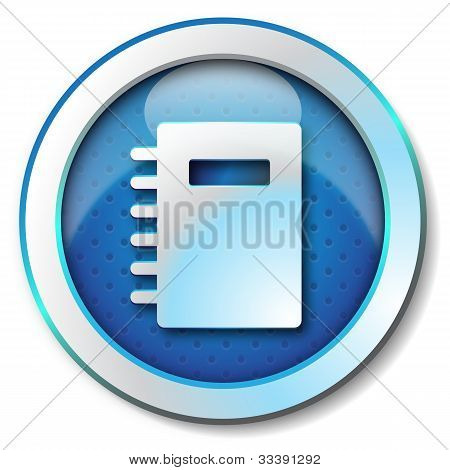 Icono de libro de dirección
