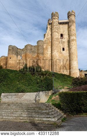 Medieval Castle Of Valencia De Don Juan, León, Castilla Y León, Spain.