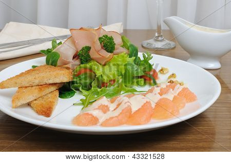 Przekąska Jamon z warzywami