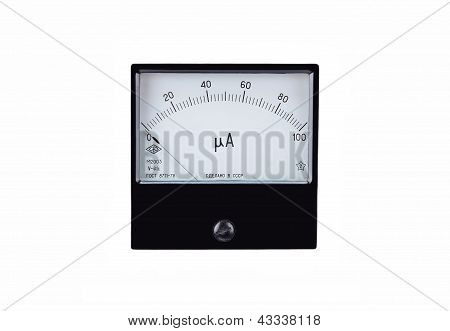 Vintage antik amperemeter
