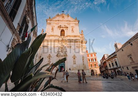 Basilica Of San Martino In Martina Franca, Baroque Facade