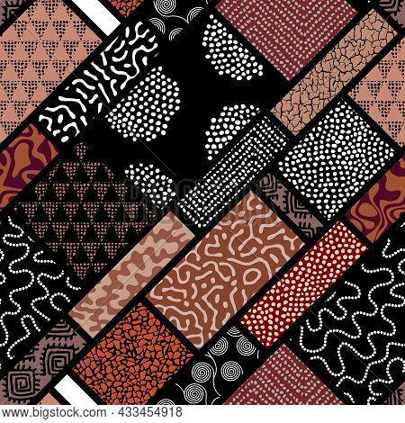 Vector Ethnic Tribal Pattern. Seamless Art Image.