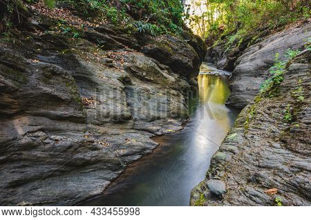 Landscape View Of Wang Sila Lang Canyon At Pua District Nan.nan Is A Rural Province In Northern Thai