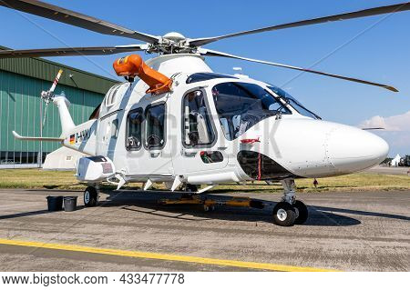 Leonardo Agustawestland Aw169 Rescue Helicopter At Nordholz Navy Base. Germany - June 14, 2019