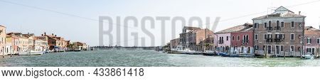 Overview Of The Cannareggio Canal In Murano, Venice