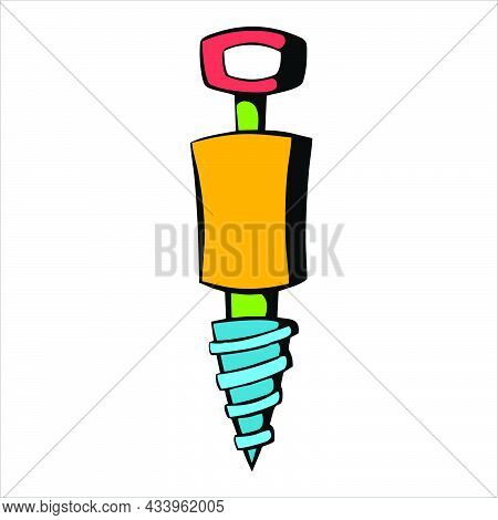 Drilling Machine Icon From Manufacturing Collection. Drilling Machine Icon Thin Line Outline Linear 