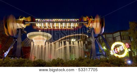 Carnival of Light at Linnanmaki amusement park on