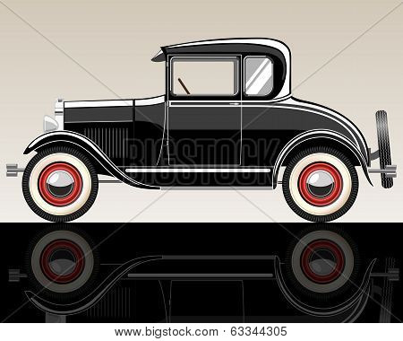 Retro car.