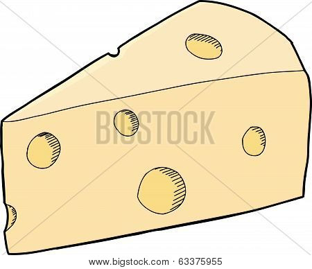 Chunk Of Swiss Cheese