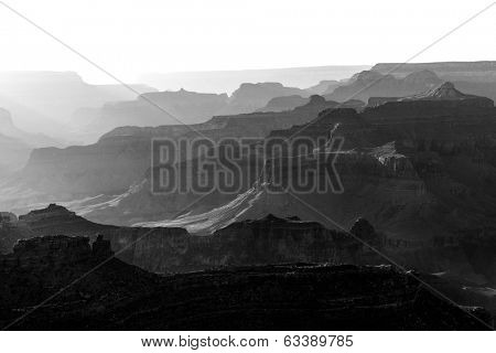 Arizona sunset Grand Canyon National Park Yavapai Point USA