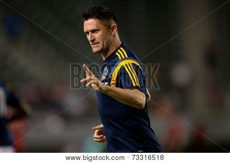 CARSON, CA - OCT 4: Los Angeles Galaxy forward Robbie Keane during the Los Angeles Galaxy MLS game against Toronto FC on Oct 4th, 2014 at the StubHub Center.