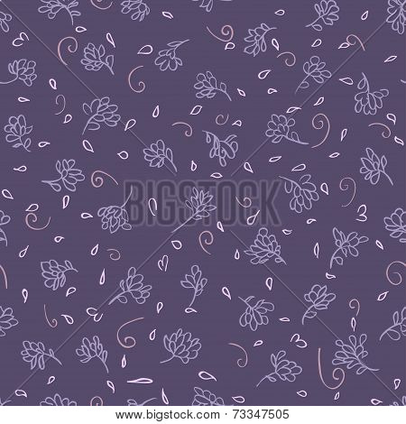 cute flowers seamless pattern