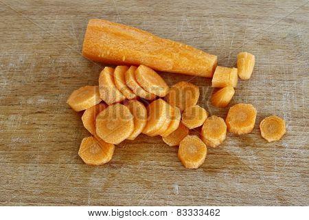 Sliced Root Vegetable - Carrot
