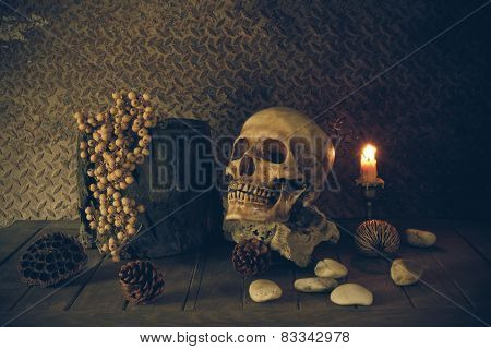Still Life With A Skull.