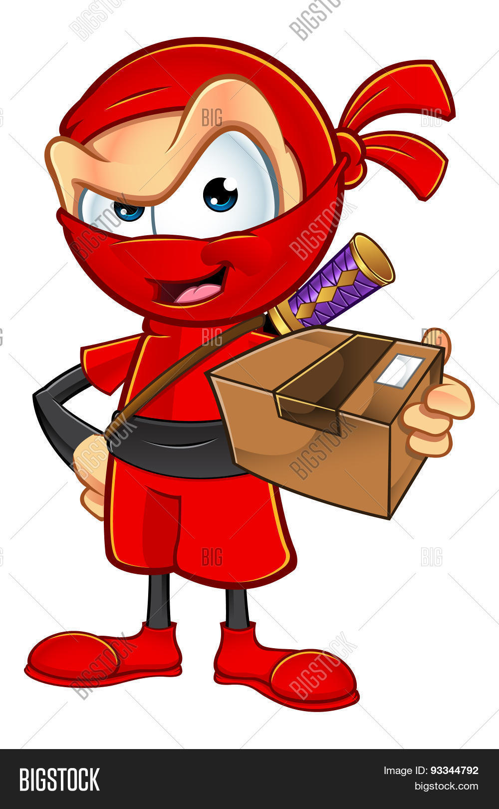sneaky ninja cartoon