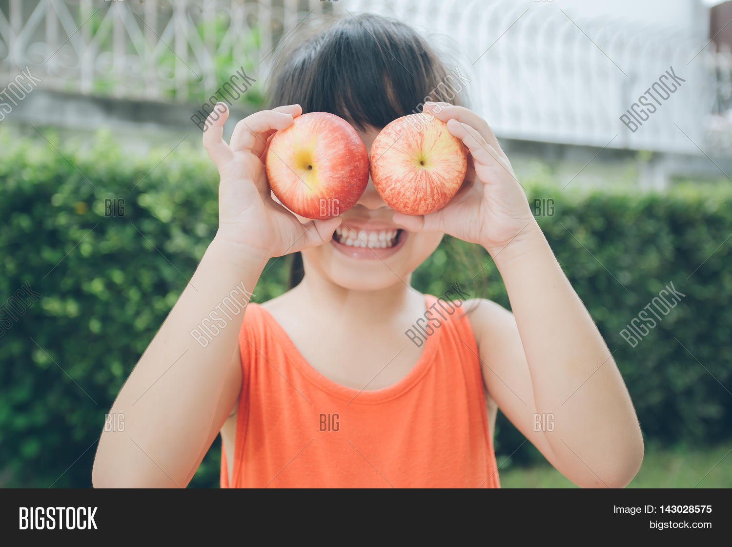 Funny Food Little Girl Image & Photo (Free Trial) | Bigstock