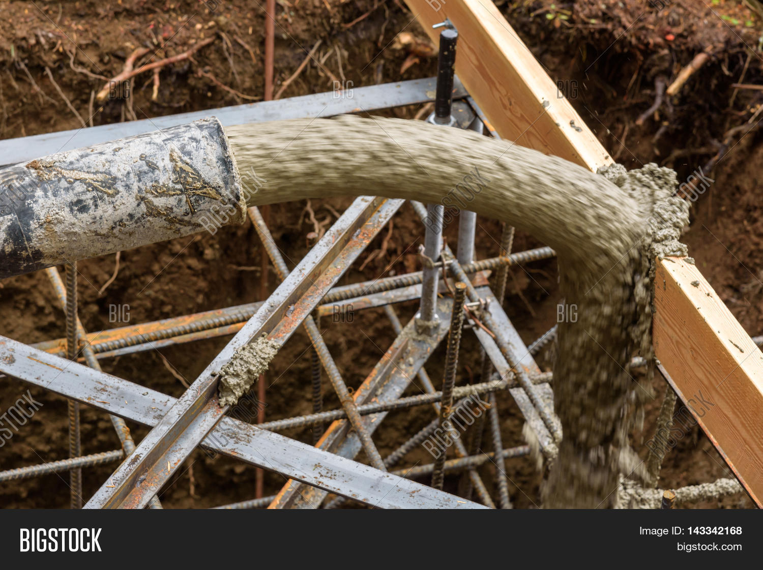 Concrete Pumping Hose Image & Photo (Free Trial) Bigstock