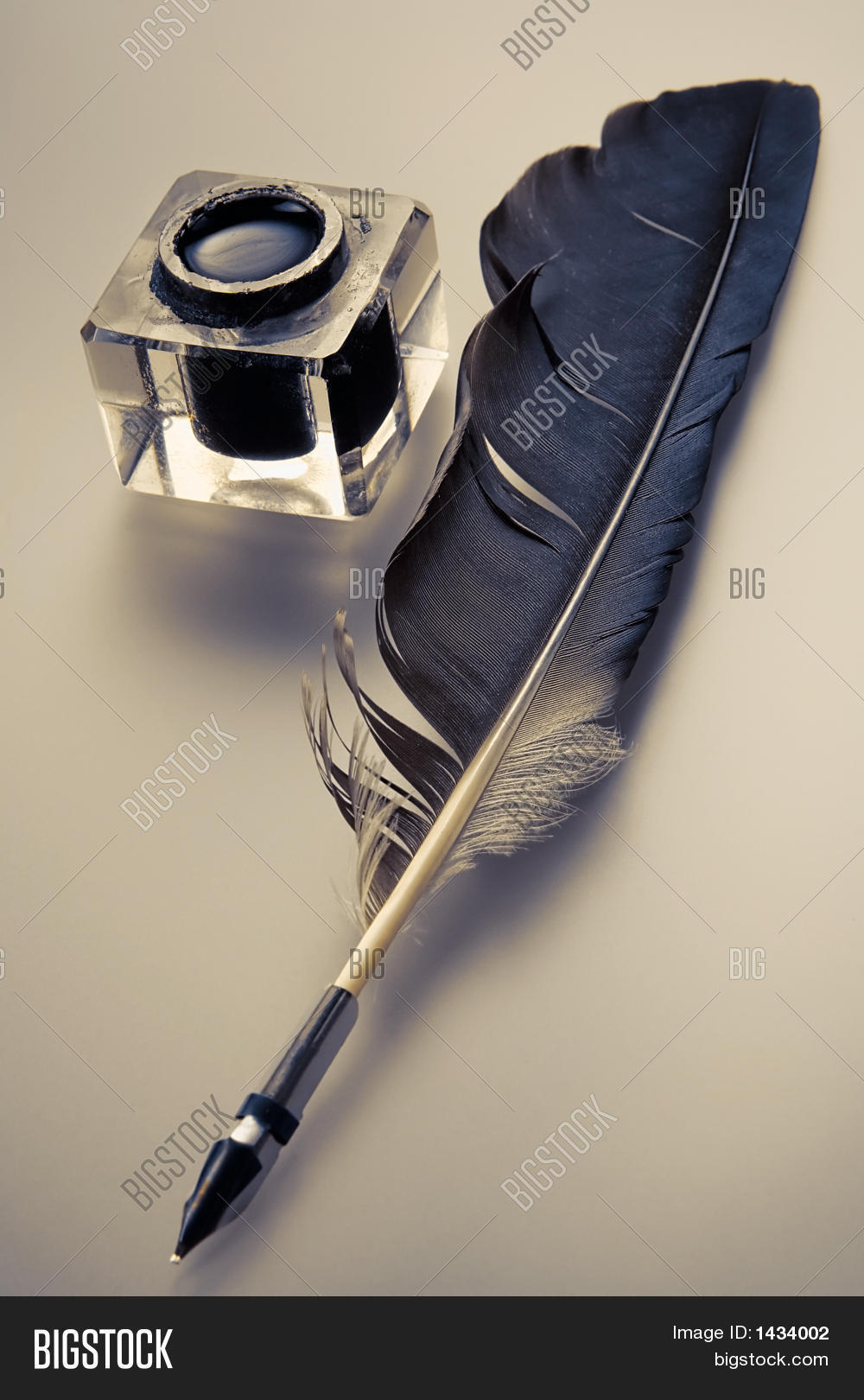 Ink Feather Pen Image & Photo (Free Trial) Bigstock