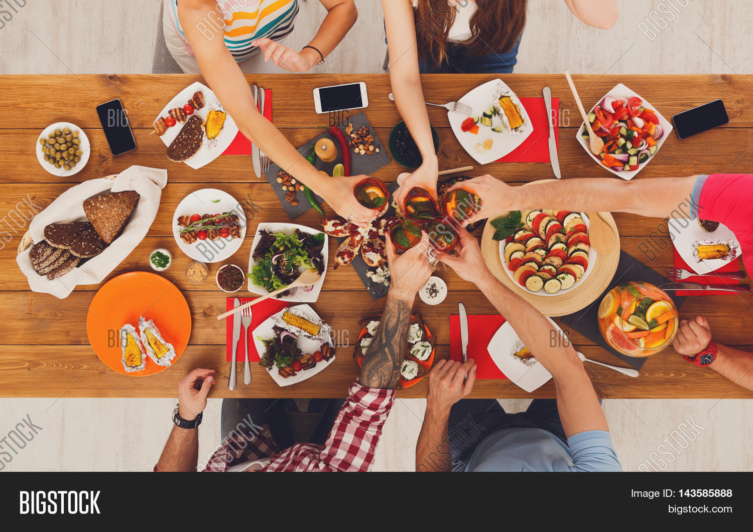 People Clink Glasses, Image & Photo (Free Trial) Bigstock