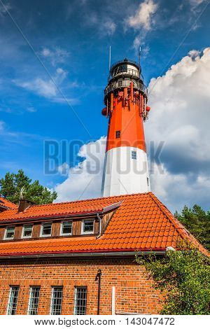 O ld Lighthouse Stilo Poland Europe .