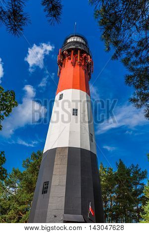 O ld Lighthouse Stilo Poland Europe .
