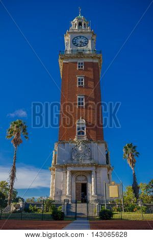 BUENOS AIRES, ARGENTINA - MAY 02, 2016: torre monumental was a gift of the local british community to the city.