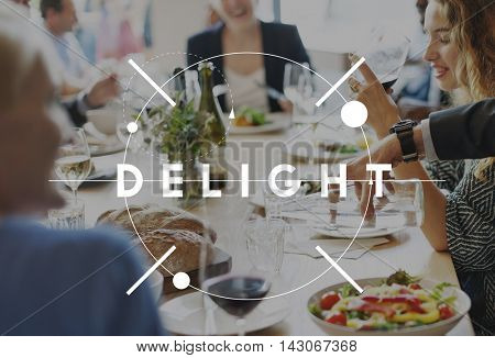 Discussion Diner Delight Eating Family Time Concept
