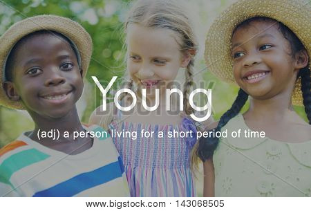 Teenybopper Young Children Youth Kids Concept