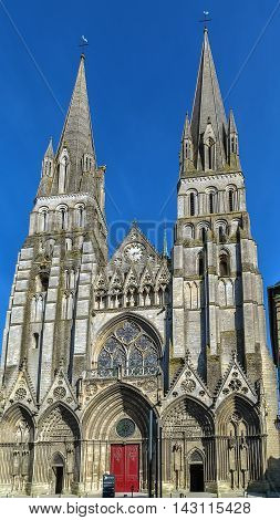 Bayeux Cathedral is a Norman-Romanesque cathedral located in the town of Bayeux France