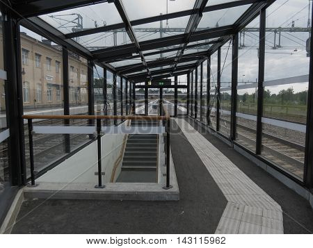 Falun Railway Station In Falun