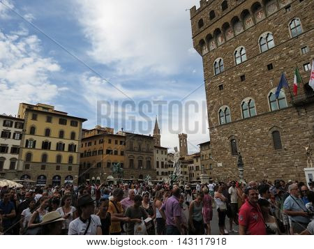 Audience Crowd In Florence