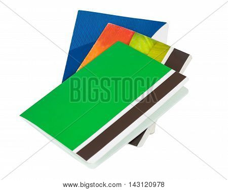 Bank Account Passbook Statement on isolated background
