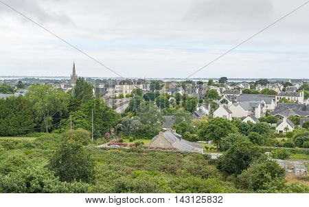 town named Carnac in the Morbihan department in Brittany France