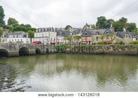 scenery in a french city named Auray located in the Morbihan department in Brittany