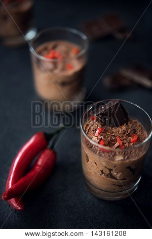 Chocolate Mousse With Chili Pepper