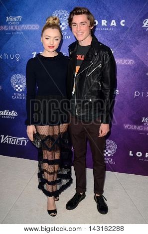 LOS ANGELES - AUG 16:  Peyton List, Spencer List at the Variety Power of Young Hollywood Event at the Neuehouse on August 16, 2016 in Los Angeles, CA