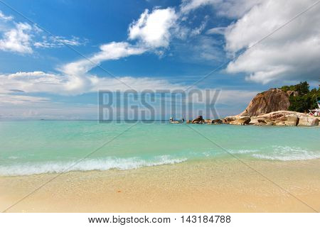 The Paradise beach. at Koh Samui in suratthani ,Thailand